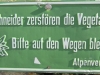 biite auf den wegen bleiben